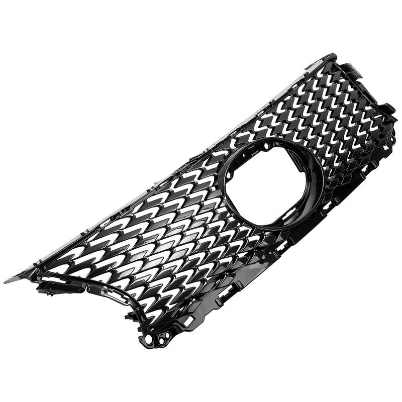 ECOTRIC Front Upper Bumper Grille Grill Compatible with 2014-2016 Lexus