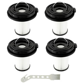 HUAREW 4 PACK Replacement Filter Compatible with Bissell CleanView XR 200W/ Cleanview XR Pet 300w Powerlifter Turbo Lightweight Cordless Vacuum Cleaner 3789, 3789U, 3789X, 3797, 3797V, 3797W #1638010