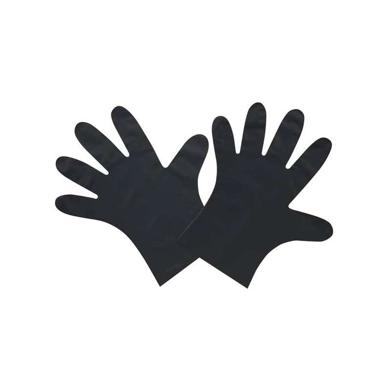 Temress Outdoor TPE Gloves 847T Black [100 Sheets] L Size