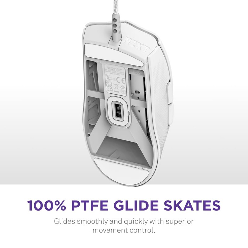 NZXT Lift 2 Ergo | Lightweight Ergonomic Wired Gaming Mouse