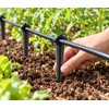 Drip Irrigation Support Stakes for 4/7mm Tubing – 50-Piece C-Shaped