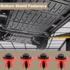 20 PCS Bottom Shield Fasteners Plastic Engine Undertray Screws Durable