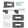 OKLPF Front License Plate Bracket- Front License Plate Mounting Kit，Universal