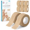 Fingerpflaster Selbsthaftend - 8x Pflaster Rolle (2,5cm x 4,5m) -