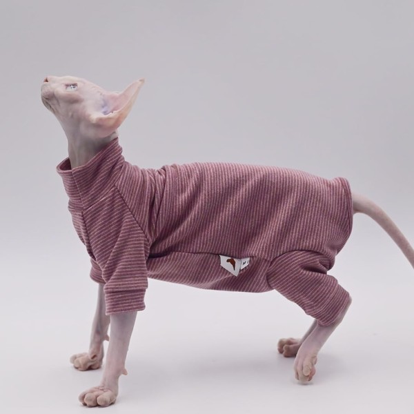 Hairless Cat Clothes, Autumn and Winter, Warm, Stretch, Comfortable，Four-Legged Hairless