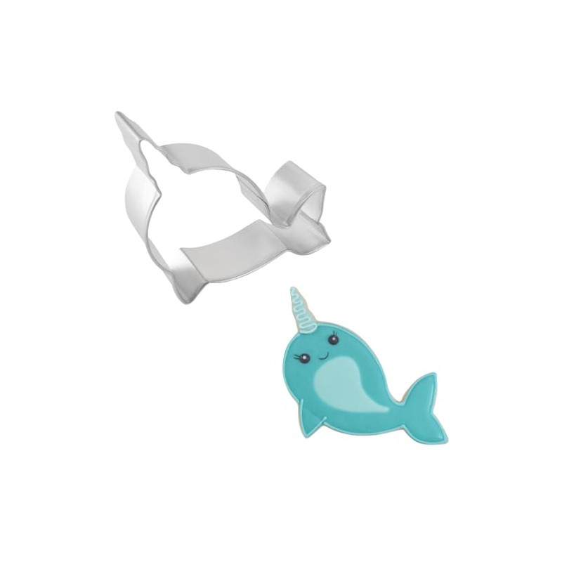 R&M Narwhal 4.5" Cookie Cutter Stainless Steel