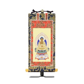 [Buddhist Altar Hasegawa] Wall Scroll Buddhist Altar Supplies Tendai Sect Amitabha Nyorai Hanging Scroll Tendai Kamishin Honzon 20s