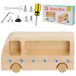 Montessori Toy from 3 4 5 Years, Montessori Wooden Screw Board, Montessori Toy, Motor Skills Toy, Motor Skills Board, Wooden Toy, Educational Toy, Gifts for Girls, Boys, Children's Toy