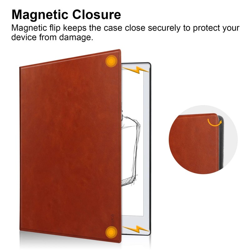 Kuroko Slim Lightweight Book Folios Leather Case Cover For Remarkable