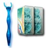 T.Smile NoFuss Dental Flosser Kit, 5-inch Long Handle & Refill
