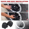 Slaction 4Pcs Black Wheel Center Hub Cap For 11065-1341 Kawasaki