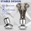 Chunful 16 Pcs 5/8" Swivel Chair Glides, Adjustable Leveler Feet