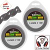 SPARES2GO 1.5mm Low Noise Strimmer Trimmer Brush Cutter Spool Line