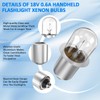 Fugedox XPR18 18v 0.6A Xenon Flashlight Bulb fit for Dewalt