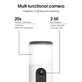 ARCCTV Security Cameras Wireless Outdoor with Light 4MP Floodlight Camera