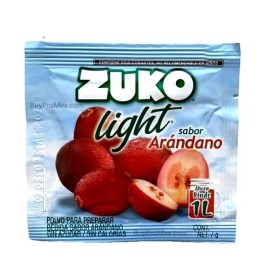 Zuko 12-Pk Zuko Light Arandano Zuko Light Cranberry 7g/.24oz
