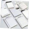 TEHAUX Bloc De Notas Con Cuadrícula 400 Hojas/8 Libros Pegatinas