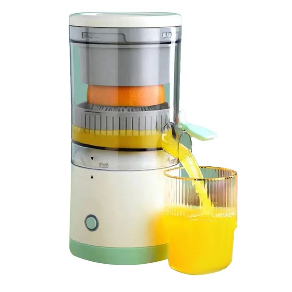 Juicer Machine Juice Machine 360° Portable Juice Machine Electric Automatic Orange Juice Extractor Maker for Home Kitchen Travel Hotel Compact Small Space