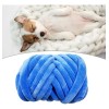 Chunky Yarn Crocheting Length 787.4inch Bulky Yarn Arm Blue