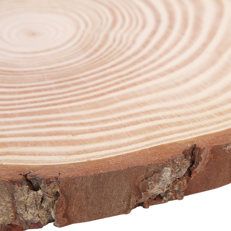 Natural Wood Slices Unfinished Wood Circles Ornaments Irregular Wood Slices