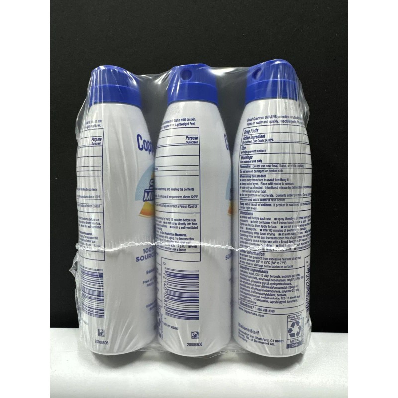 Coppertone 3x Coppertone Sport Mineral Spray Sunscreen(Exp0