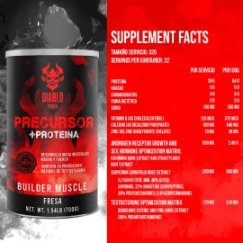 Precursor  Prote Para Hombres Diablo Power 700 G Sabores                                                                                              