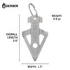 Gerber Gear Broadhead Keychain 5-in-1 Multitool, Clips to Pocket or