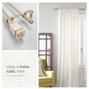 SKYPLUS LIVING Rustic Boho Style Double Curtain Rod Set with