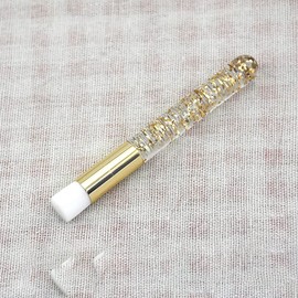 JIHUOO Pack of 10 Eyelash Shampoo Brush Eyelash Brush Blackhead Brush Nose Cleaning Brush Makeup Brush for Women Golden