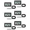 6 PCS Digital LCD Thermometer Temperature, Water Temperature Monitor with