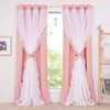 PONY DANCE Girls Curtains for Bedroom Decorative Drapes for Kids