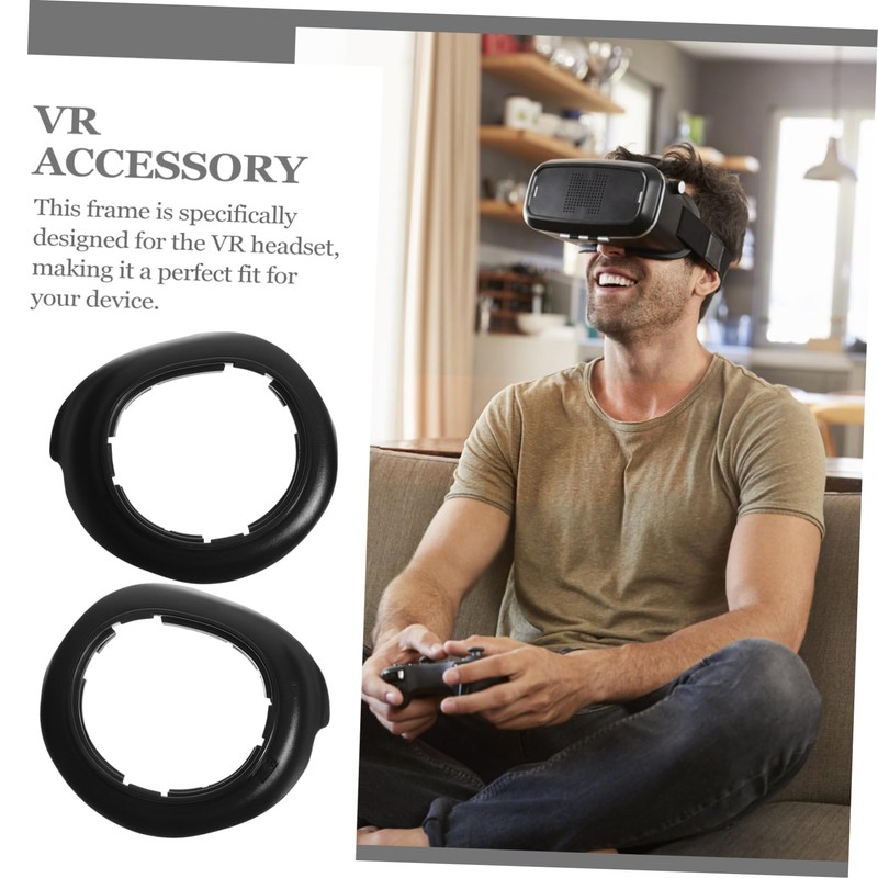 Angoily 1set Vr Lens Protector Scratch Glasses Frame Compatible Lightweight