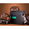 Marino Avenue Mens Genuine Leather Ratchet Dress Belt with Open