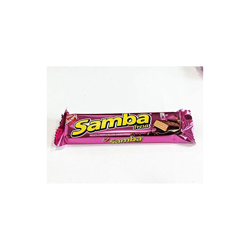 Samba Fresa Strawberry Savoy 20 unit 32 g each