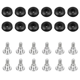 12 Pack 3.5 inch HDD Screws Hard Disk Drive Shockproof Hard Drive Screws and Shock Absorption Rubber Washer Kit Mounting for 3.5 inch Disk Mounting Accessories