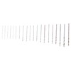 Amtech F0930 20 Piece high speed steel (HSS) micro drill