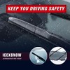 icexsnow IceXsonw Windshield Wiper Blades Replacment for GMC Acadia 2012-2007,Saturn