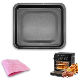 QLRGNE Air Fryer Drip Pan for 10QT COSORI Air Fryer Toaster Oven Combo, Upgraded Nonstick Air Fryer Drip Tray, Oven Oil Drip Pan Tray, Crumb Tray Pan for 10QT COSORI Air fryer, Dishwasher Safe