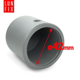 Strut Cap for Attaching Struts and Bridges to Round Posts Fence Grey for 42 mm Posts