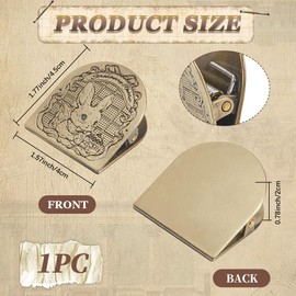 CRASPIRE Rabbit Journal Metal Clip Vintage Travelers Notebook Book Bill Binder Clips Holder Bunny Alloy Antique Bronze Decorative Midori Travelers for TN Travelers Art Reading Decoration Accessories