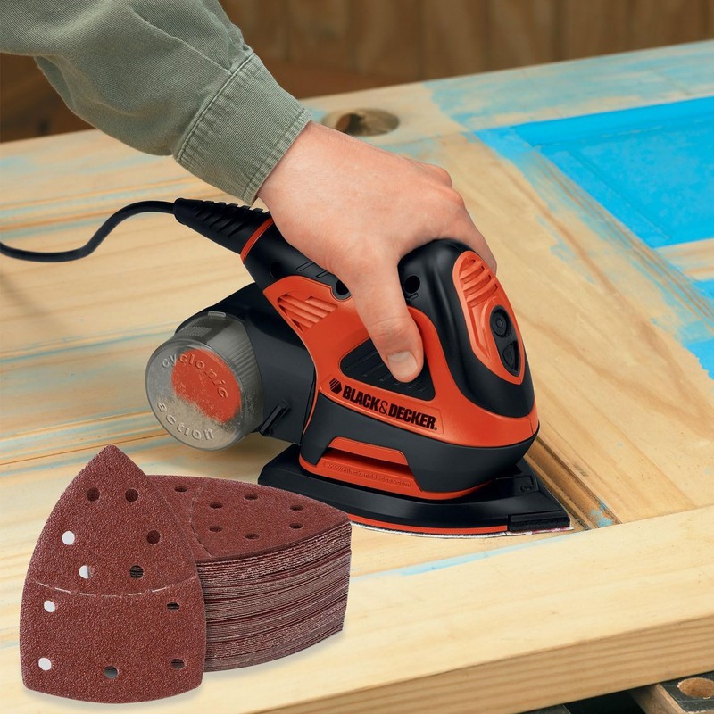 60PCS Sanding Sheets,Mouse Sanding Pads Prio-Triangle Mouse Sandpaper Assorted 40/60/80/120/180/240