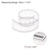 HARFINGTON Film Flexible Ruler 30cm 0.1mm Scale with R Angle