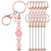 Sugiury 6 Pcs Beadable Keychain Bars Bulk for Beads DIY