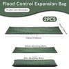 Flood Barrier 2PCS Sandless 3 Mins Rapid Absorbing Water Barrier