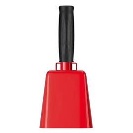 8’’ Steel Cow Bell with Handle, Noise Maker Cowbell, Cheering Loud Hand Call Bell for Sport Events Football Soccer Hockey Baseball Basketball Games Party Concert Graduations School Wedding Farm Ranch