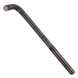 1"-8 x 16" L-Bolt Concrete Anchor Bolt - Plain Finish by Conquest Fasteners