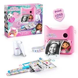 Canal Toys - Photo Creator - Gabby and the Magic House Instant Print Camera with 4 Rolls of Paper and 4 Felt Tip Pens without Ink - GAB 005