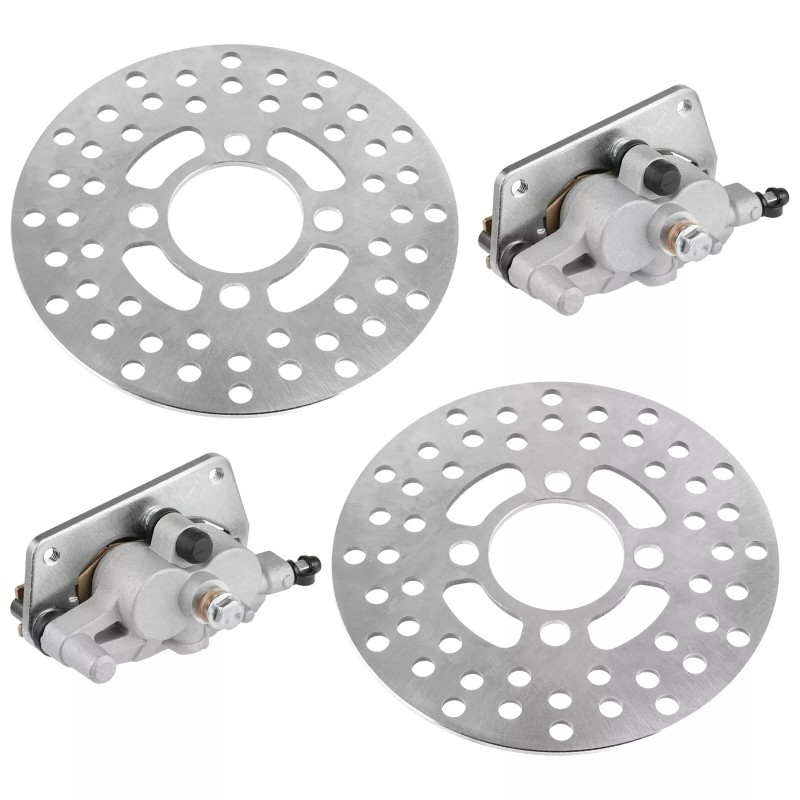 Caltric Front Left Right Brake Caliper w/Disc for Yamaha Raptor