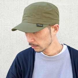 Basic Ench Cordura Chino Work Deodorizing Antibacterial Japanese Cordura Material Hat, Washable and Clean, Chino Work Cap, Durable, Lightweight, Nylon, Women's, Men's, One Size Fits Most, navy