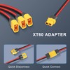 GINTOOYUN XT60 Splitter Extension Cable 1 Female to 3 Male